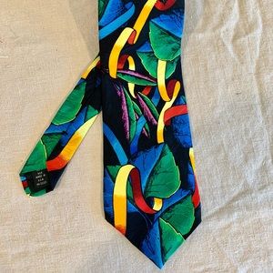 Vintage RUSH LIMBAUGH SILK TIE BOLD GRAPHIC TIE